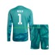 Thuis Tenue van Duitsland Keepersshirt Manuel Neuer 1 Kind 2-13 jaar WK 2026 Lange Mouw