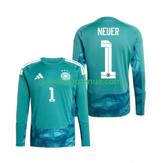 Thuis Tenue van Duitsland Keepersshirt Manuel Neuer 1 Heren WK 2026 Lange Mouw