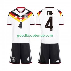 Thuis Tenue van Duitsland Jonathan Tah 4 Kind 2-13 jaar WK 2026 Korte Mouw