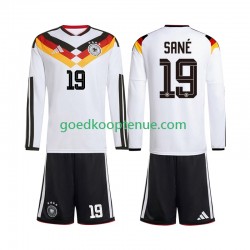 Thuis Tenue van Duitsland Leroy Sane 19 Kind 2-13 jaar WK 2026 Lange Mouw