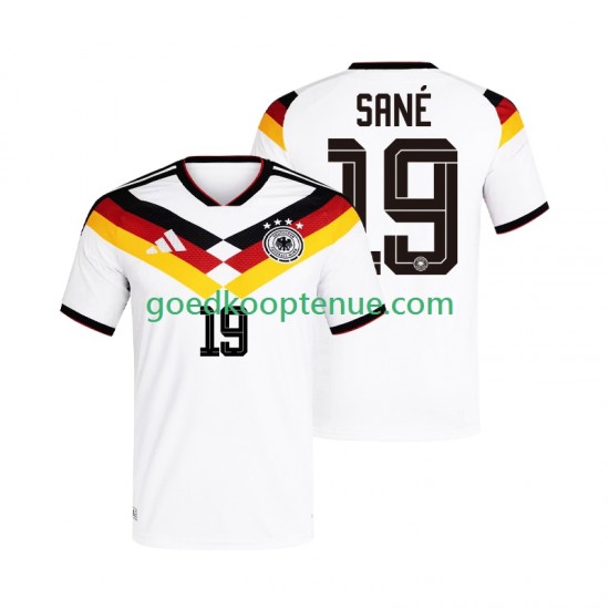 Thuis Tenue van Duitsland Leroy Sane 19 Heren WK 2026 Korte Mouw