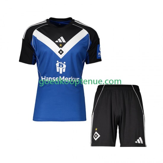 Uit Tenue van Hamburger SV Kind 2-13 jaar 2025-26 Korte Mouw