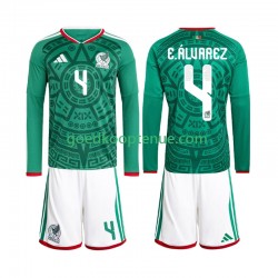 Thuis Tenue van Mexico Edson Alvarez 4 Kind 2-13 jaar WK 2026 Lange Mouw