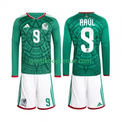 Thuis Tenue van Mexico Raul Jimenez 9 Kind 2-13 jaar WK 2026 Lange Mouw