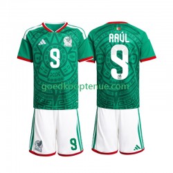 Thuis Tenue van Mexico Raul Jimenez 9 Kind 2-13 jaar WK 2026 Korte Mouw