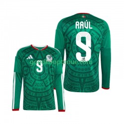 Thuis Tenue van Mexico Raul Jimenez 9 Heren WK 2026 Lange Mouw