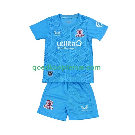 Thuis Tenue van Middlesbrough Keepersshirt Kind 2-13 jaar 2025-26 Korte Mouw