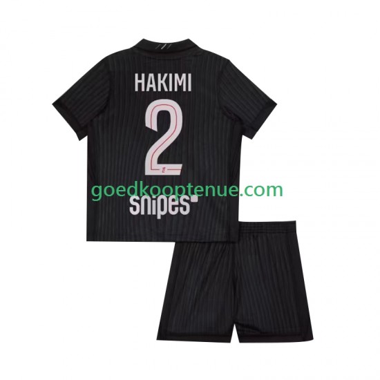 4de Tenue van Paris Saint-Germain Achraf Hakimi 2 Kind 2-13 jaar 2025-26 Korte Mouw