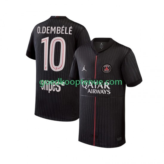 4de Tenue van Paris Saint-Germain Ousmane Dembele 10 Heren 2025-26 Korte Mouw
