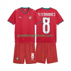 Thuis Tenue van Portugal Bruno Fernandes 8 Kind 2-13 jaar WK 2026 Korte Mouw