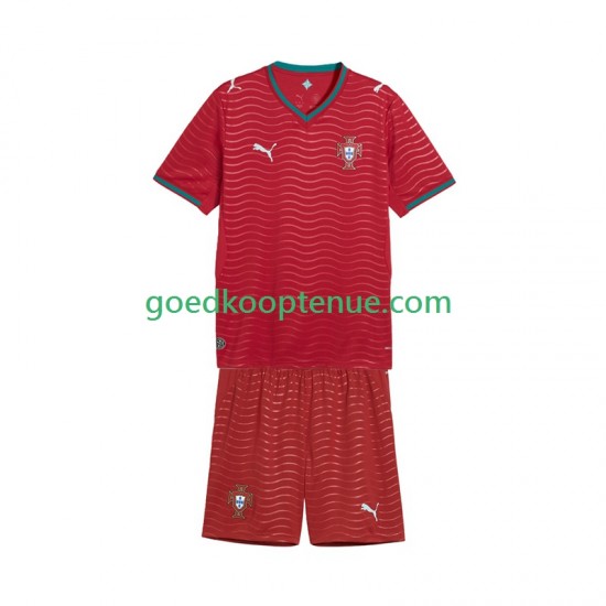 Thuis Tenue van Portugal Kind 2-13 jaar WK 2026 Korte Mouw