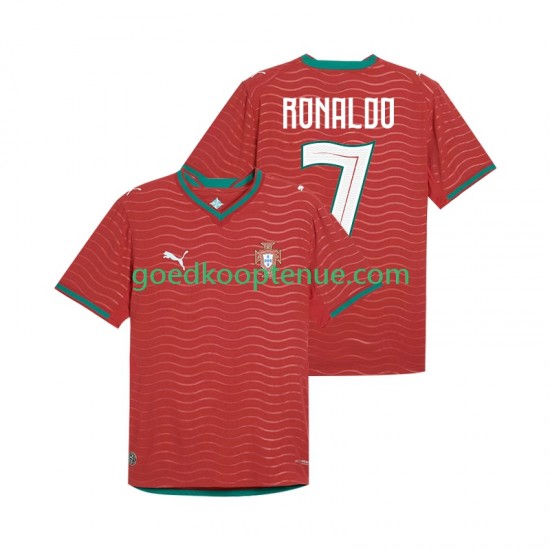 Thuis Tenue van Portugal Cristiano Ronaldo 7 Heren WK 2026 Korte Mouw