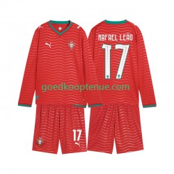 Thuis Tenue van Portugal Rafael Leao 17 Kind 2-13 jaar WK 2026 Lange Mouw