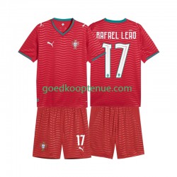 Thuis Tenue van Portugal Rafael Leao 17 Kind 2-13 jaar WK 2026 Korte Mouw