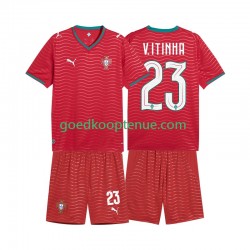 Thuis Tenue van Portugal Vitinha 23 Kind 2-13 jaar WK 2026 Korte Mouw