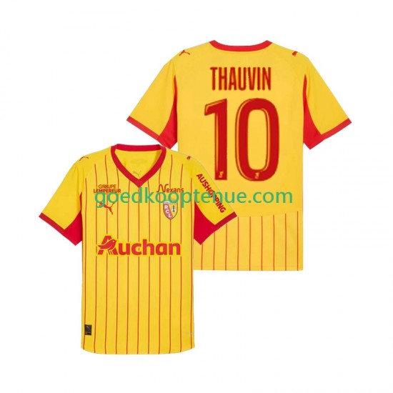Thuis Tenue van RC Lens Florian Thauvin 10 Heren 2025-26 Korte Mouw