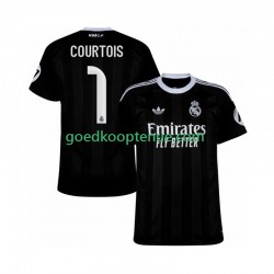 3de Tenue van Real Madrid Keepersshirt Thibaut Courtois 1 Heren 2025-26 Korte Mouw