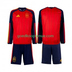 Thuis Tenue van Spanje Kind 2-13 jaar WK 2026 Lange Mouw