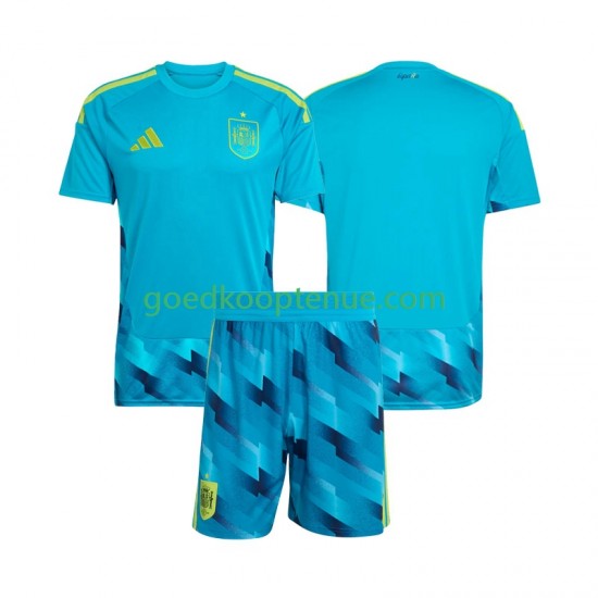 Thuis Tenue van Spanje Keepersshirt Kind 2-13 jaar WK 2026 Korte Mouw