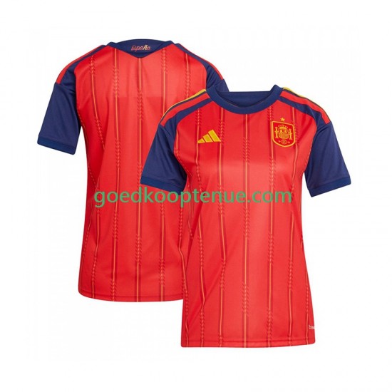 Thuis Tenue van Spanje Dames WK 2026 Korte Mouw