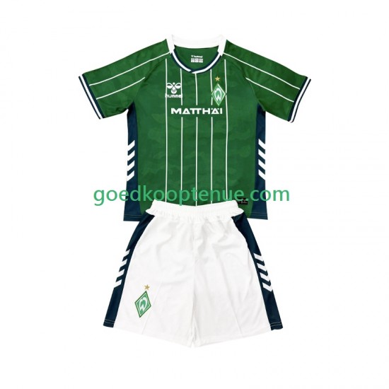 Thuis Tenue van Werder Bremen Kind 2-13 jaar 2025-26 Korte Mouw