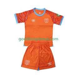 Uit Tenue van West Ham United Keepersshirt Kind 2-13 jaar 2025-26 Korte Mouw
