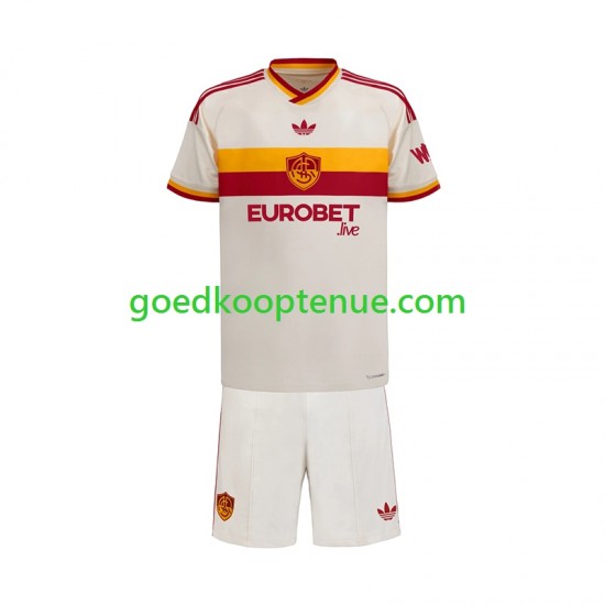 Uit Tenue van AS Roma Kind 2-13 jaar 2026-27 Korte Mouw