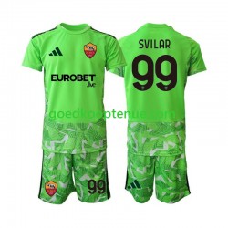Thuis Tenue van AS Roma Keepersshirt Mile Svilar 99 Kind 2-13 jaar 2026-27 Korte Mouw