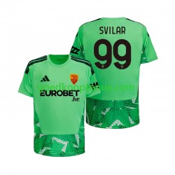Thuis Tenue van AS Roma Keepersshirt Mile Svilar 99 Heren 2026-27 Korte Mouw