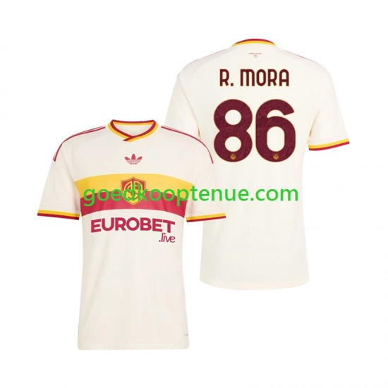 Uit Tenue van AS Roma Rodrigo Mora 86 Heren 2026-27 Korte Mouw