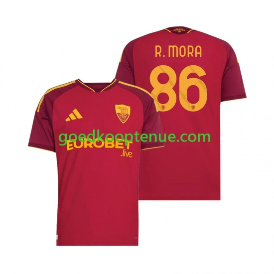 Thuis Tenue van AS Roma Rodrigo Mora 86 Heren 2026-27 Korte Mouw