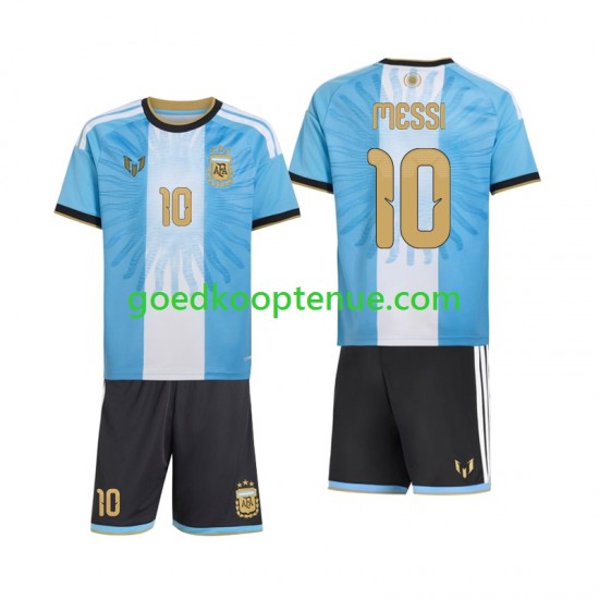 Thuis Tenue van Argentinië Lionel Messi 10 Special Kind 2-13 jaar 2026-27 Korte Mouw