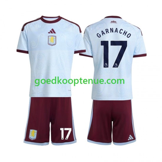 3de Tenue van Aston Villa Alejandro Garnacho 17 Kind 2-13 jaar 2026-27 Korte Mouw