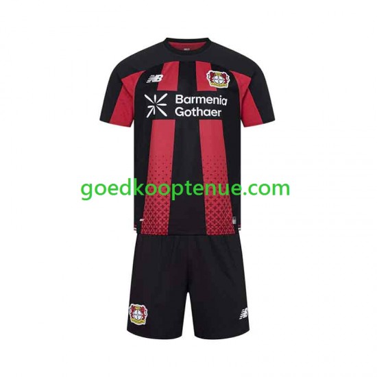 Thuis Tenue van Bayer 04 Leverkusen Kind 2-13 jaar 2026-27 Korte Mouw