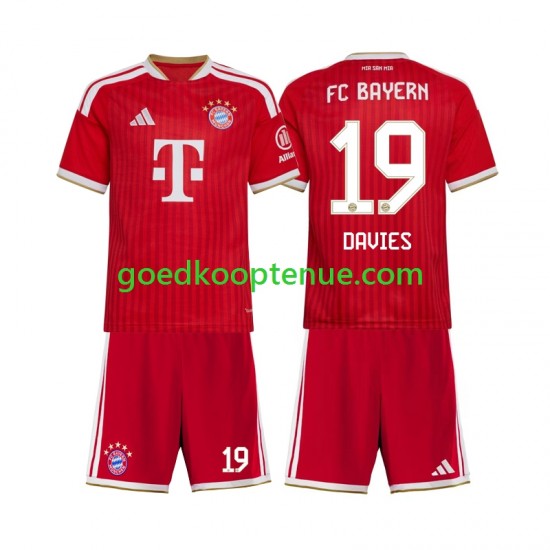 Thuis Tenue van FC Bayern München Alphonso Davies 19 Kind 2-13 jaar 2026-27 Korte Mouw