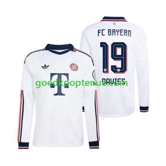 Uit Tenue van FC Bayern München Alphonso Davies 19 Heren 2026-27 Lange Mouw