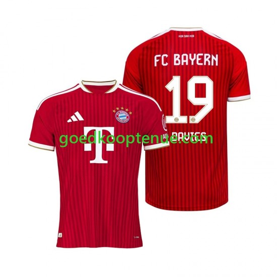 Thuis Tenue van FC Bayern München Alphonso Davies 19 Heren 2026-27 Korte Mouw