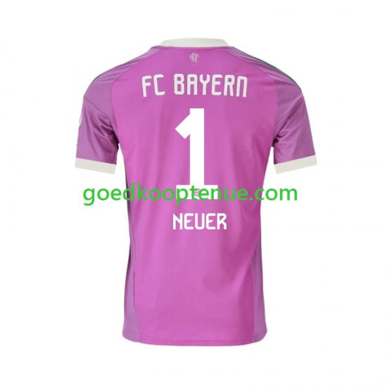3de Tenue van FC Bayern München Keepersshirt Manuel Neuer 1 Heren 2026-27 Korte Mouw