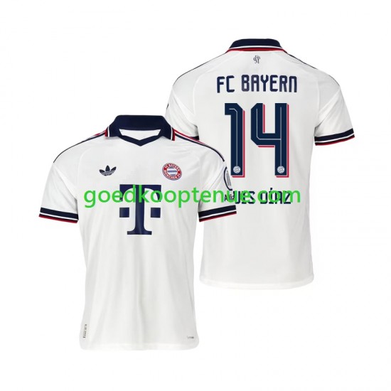 Uit Tenue van FC Bayern München Luis Diaz 14 Heren 2026-27 Korte Mouw