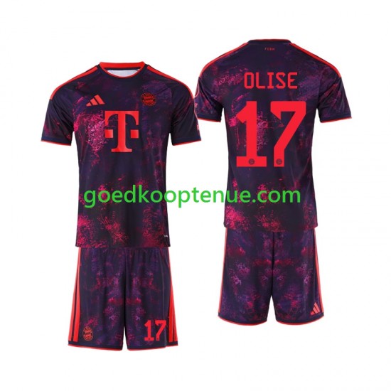 3de Tenue van FC Bayern München Michael Olise 17 Kind 2-13 jaar 2026-27 Korte Mouw
