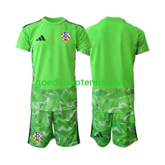 Thuis Tenue van Kroatië Keepersshirt Kind 2-13 jaar 2026-27 Korte Mouw