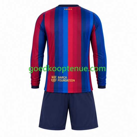 Thuis Tenue van FC Barcelona Kind 2-13 jaar 2026-27 Lange Mouw