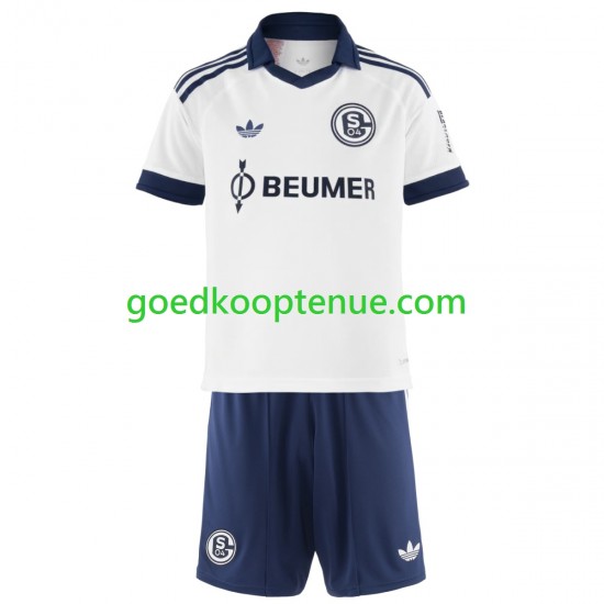 Uit Tenue van Schalke 04 FC Kind 2-13 jaar 2026-27 Korte Mouw