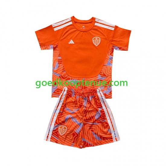4de Tenue van Leeds United Keepersshirt Kind 2-13 jaar 2026-27 Korte Mouw