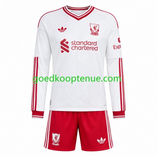 Uit Tenue van Liverpool Kind 2-13 jaar 2026-27 Lange Mouw