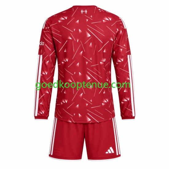 Thuis Tenue van Liverpool Kind 2-13 jaar 2026-27 Lange Mouw