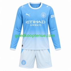 Thuis Tenue van Manchester City Kind 2-13 jaar 2026-27 Lange Mouw