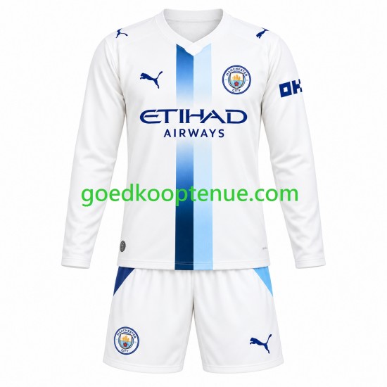 3de Tenue van Manchester City Kind 2-13 jaar 2026-27 Lange Mouw