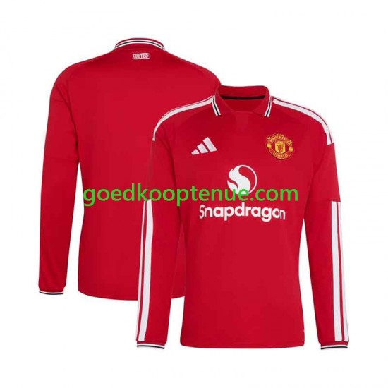 Thuis Tenue van Manchester United Heren 2026-27 Lange Mouw