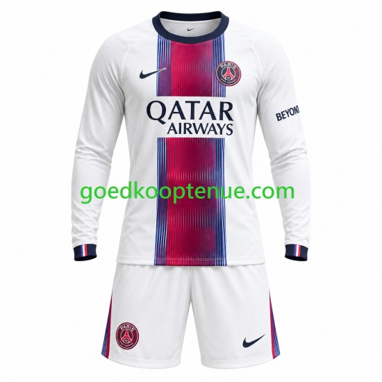 Uit Tenue van Paris Saint-Germain Kind 2-13 jaar 2026-27 Lange Mouw